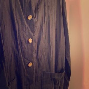 Black Boiler Suit w/Long Sleeves